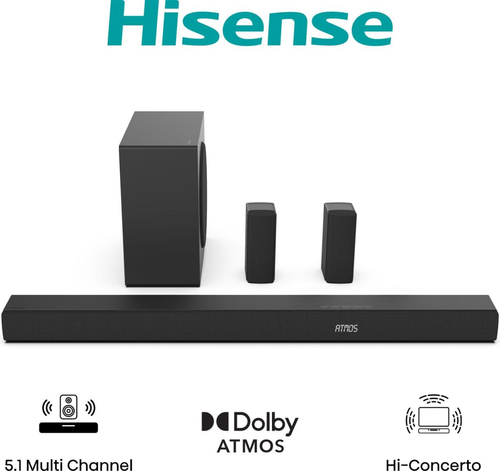 Hisense AX5100Q Черный 5.1 канала 580 W