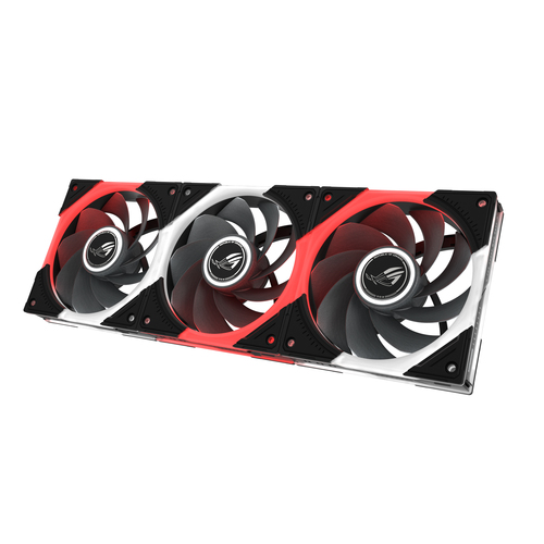 ASUS ROG Eurux GR120 ARGB Reverse Fan - Triple Pack Computer behuizing Ventilator 12 cm Zwart, Wit 3 stuk(s), afbeelding 4