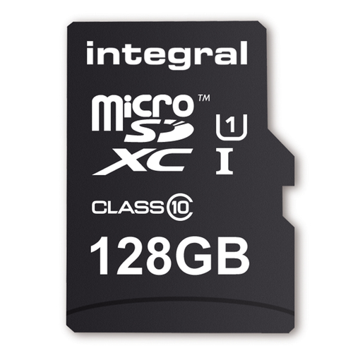 Integral 128GB MICRO SDXC CL10 UHS-1 U1 UP TO 80MBS + ADAPTER SMARTPHONE & TABLET – image 3
