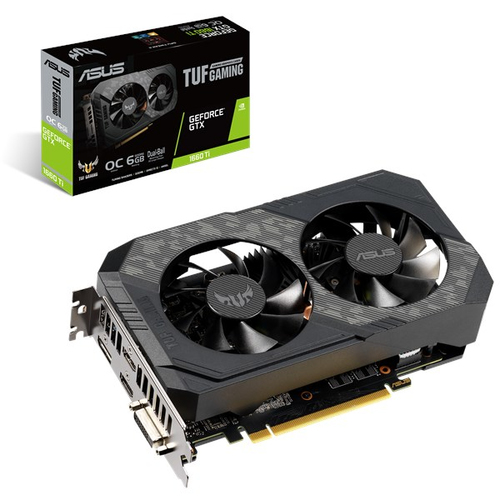 ASUS TUF-GTX1660TI-O6G-GAMING NVIDIA GeForce GTX 1660 Ti 6 GB GDDR6