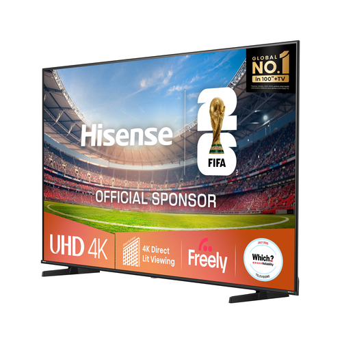 85" Hisense A6Q LED 4K Hdr Smart TV with Freely - 85A6QTUK, Black - image 4