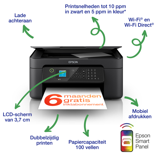 Epson WorkForce WF-2910DWF All in One Printer Multifunktion - Farbe - Tinte – Foto 2 von 10