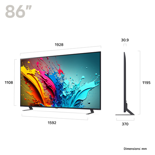 LG 86QNED85T6C.AEK TV 2.18 m (86") 4K Ultra HD Smart TV Wi-Fi Black – image 2