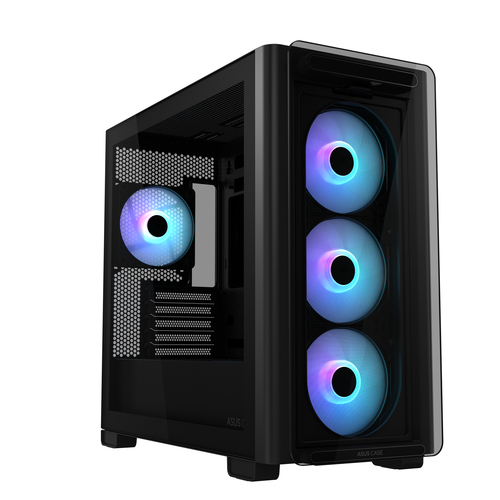 Asus A23 Plus Rgb Tempered Glass Micro Atx Gaming Case - Black & White Options, 360mm Radiator Support - image 5