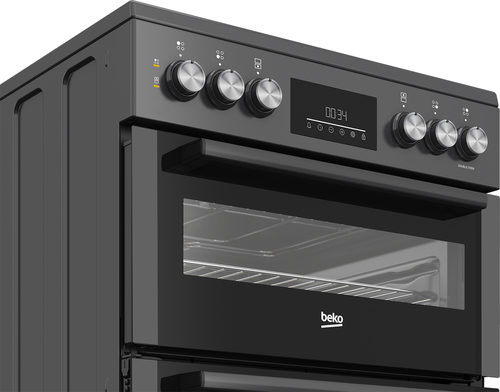 Beko FDC6731A 60cm Double Oven Electric Cooker – image 3