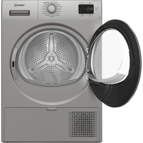 Indesit C YD 92D SS UK 9Kg Heat Pump Tumble Dryer - Silver - A+ Rated, Silver - image 7