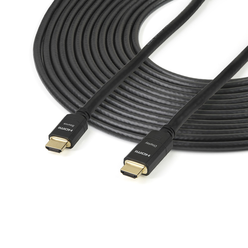 StarTech.com 65 ft (20m) High Speed HDMI Cable - Male to Male - Active - 28AWG - CL2 Rated In-wall Installation - Ultra HD 4K x 2K - Active HDMI Cable (HDMM20MA) HDMI-kabel 20m Sort – billede 2