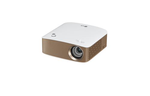 LG PH150G data projector Standard throw projector 130 ANSI lumens DLP 720p (1280x720) Gold, White – image 2