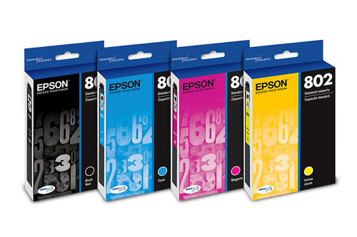 Epson C13T802XL-BCS ink cartridge Original Standard Yield Black, Cyan, Magenta, Yellow