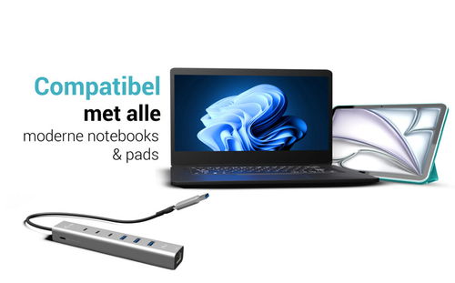 i-tec USB-C/USB-A Metal HUB 6 port (3x USB-C, 3x USB-A), LAN, Power Delivery 85W