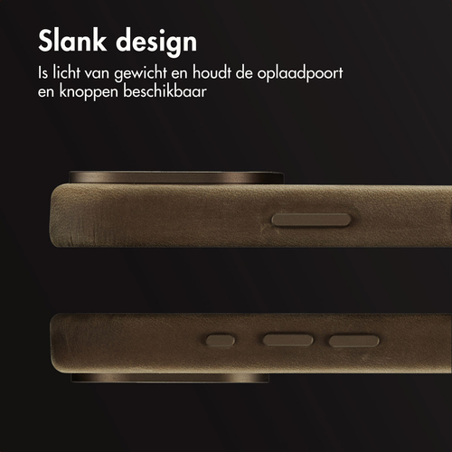 <p>Zowel jouw smartphone beschermen als hem een strakke look geven? De Accezz Vintage Leather Backcover met MagSafe is gemaakt van echt leder en geeft, afbeelding 6