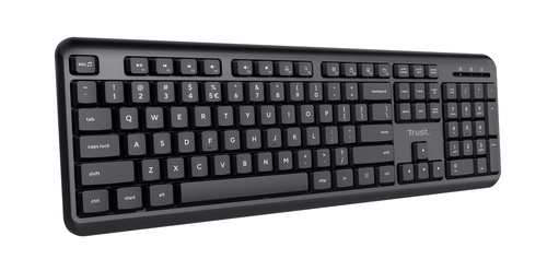 Trust TK-350 keyboard Universal RF Wireless QWERTY US English Black