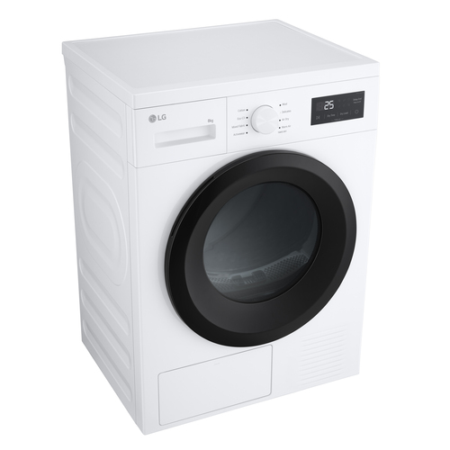LG RHA1008NWK 8kg Heat Pump Condenser Dryer in White A Rated Air Dry T - image 5