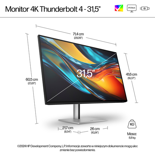 HP Inc. Monitor S7 Pro 732pk 4K Thunderbolt 4 8Y2K9AA