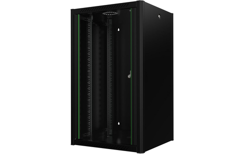 Lanview RWP20U56BL rack cabinet 20U Wall mounted rack Black