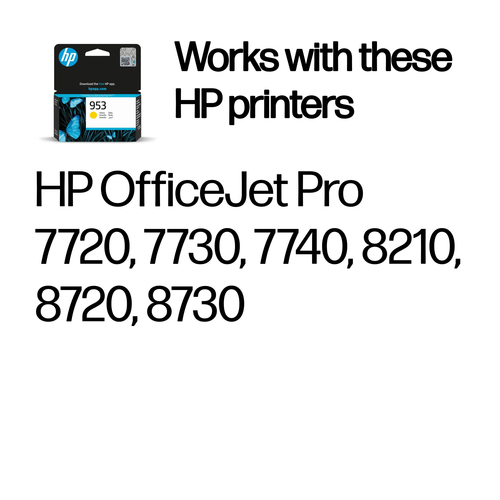 HP 953 Yellow Original Ink Cartridge (F6U14AE) - image 2