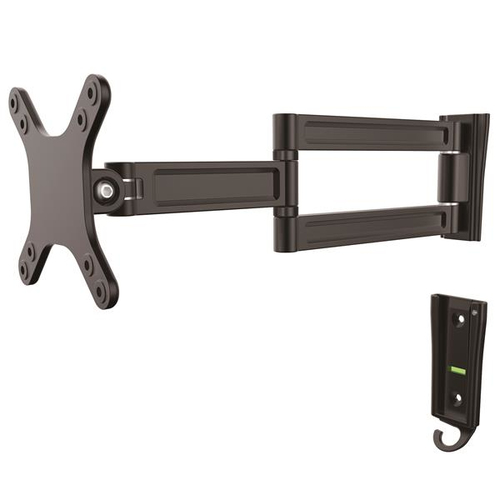 StarTech.com Monitor Wall Mount - Dual Swivel - Supports 13'' to 34'' Monitors - VESA Monitor / TV Wall Mount - Wall Mount Swivel Monitor Arm - Black (ARMWALLDS) Monteringssæt LCD display 13-34 – billede 3