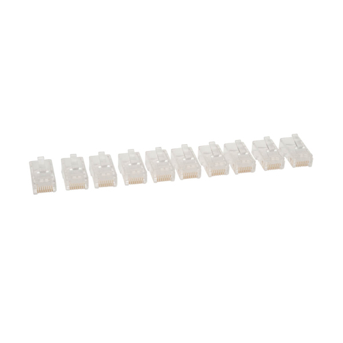 Tripp Lite RJ45 para cable sólido / estándar, paquete de 4 cables Cat5e Cat5 de 100 pares - N030-100