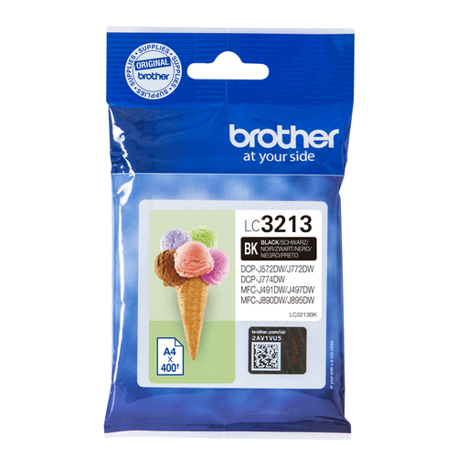 Brother LC3213BK Inkjet Cartridge High Yield Black LC3213BK - image 1