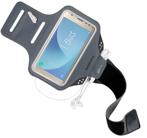 Mobiparts Comfort Fit Sport Armband Samsung Galaxy J3 (2017) Black – image 4
