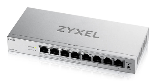 ZYXEL 8-Port Gigabit PoE+ Web Smart Mng