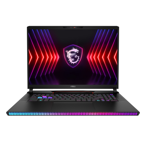 MSI Gaming Raider GE78 HX 14VIG-645UK Intel® Core™ i9 i9-14900HX Ноутбук 43,2 cm (17") Quad HD+ 64 GB DDR5-SDRAM 2 TB Твердотельный накопитель (SSD) NVIDIA GeForce RTX 4090 Wi-Fi 7 (802.11be) Windows 11 Pro Черный