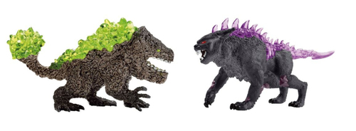 Schleich Eldrador - Schaduwlynx versus rotsbreker speelfiguur, afbeelding 2