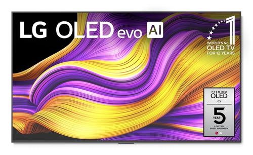 LG OLED evo AI 55 Inch G5 4K Smart TV 2025 - Wall mount version