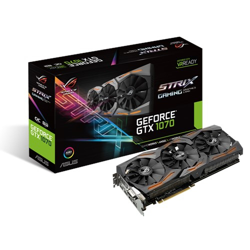 ASUS ROG -STRIX-GTX1070-O8G-GAMING graphics card NVIDIA GeForce GTX 1070