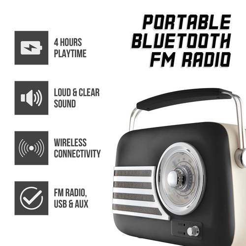 itek I60028BLK radio Personal Analog & digital Black – image 2