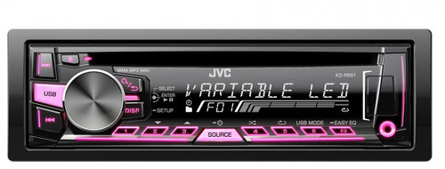 JVC KD-R561E car media receiver Black