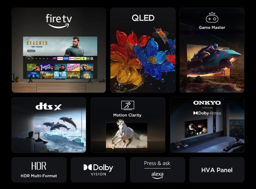 TCL T6C -UK 43 inch QLED 4K HDR 10+ Dolby Vision & Atmos Smart Fire TV – image 4