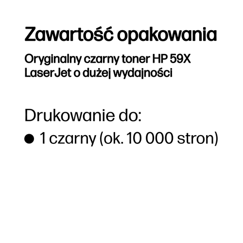 HP Inc. Toner 59X CF259X czarny