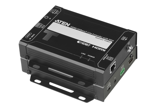ATEN VE802 AV extender AV transmitter & receiver Black