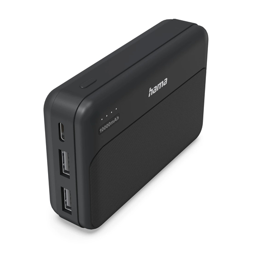 Hama Pocket 10 Литий-полимерная (LiPo) 10000 mAh Черный