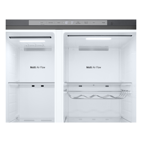LG NatureFRESH GSLE81BSBC American Style Smart Fridge Freezer - Brushed Steel - C Rated – image 3