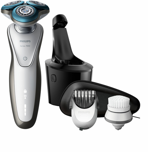 Philips SHAVER Series 7000 S7780/62 men's shaver Rotation shaver Trimmer Chrome, White – image 2