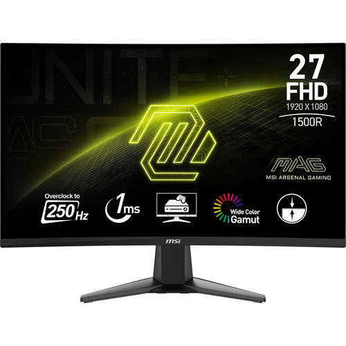 MONITOR LED MSI 27 MAG 27C6X 1920X1080 FULL HDCURVO 250 HZ 1MS 2HDMI 1DP - MAG 27C6X