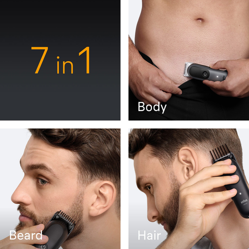 Braun AIO5520 7in1 Beard & Hair Clipper Multi-Grooming Kit - image 6