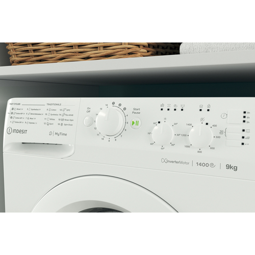 Indesit Mtwc 91495 W UK N - White 9KG Washing Machine - 1400 Rpm - B energy White - image 6