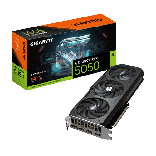 Gigabyte GeForce Rtx 5050 Gaming OC 8GB GDDR6 Graphics Card - GV-N5050GAMING OC-8GD - image 1