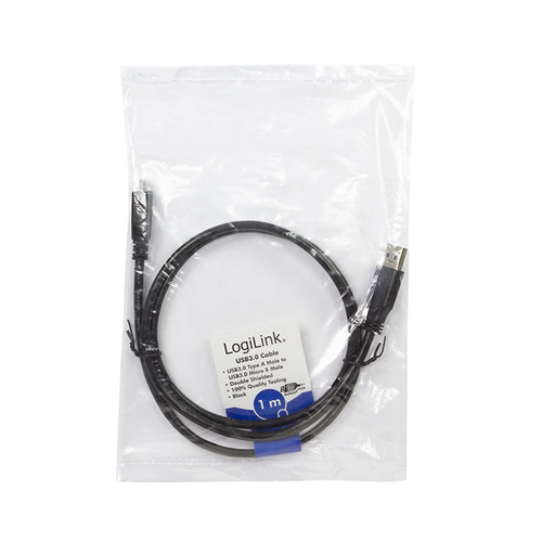 Logilink USB Kabel A -> micro B St/St 1.00m zwart, afbeelding 6