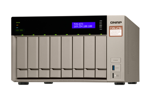 QNAP TVS-873E NAS Tower AMD Embedded R-Series SoC RX-421BD – image 3