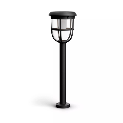 Philips LED 8720169267213 Radii Staande lamp op zonne-energie met bewegingsmelder LED 1.3 W Zwart – Foto 3 van 4