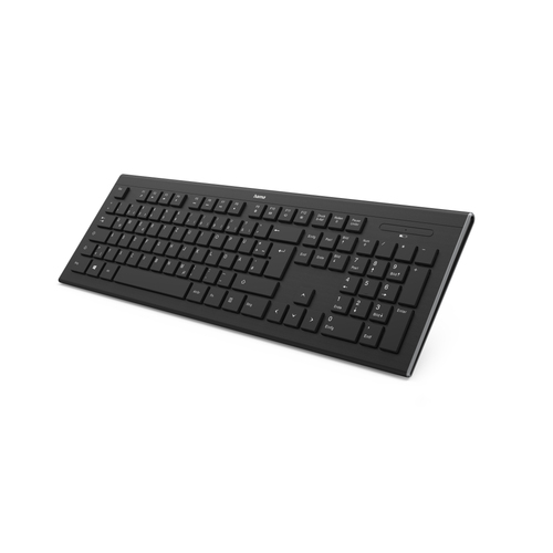 Hama Cortino клавиатура Офисная Беспроводной RF QWERTZ Немецкий Черный