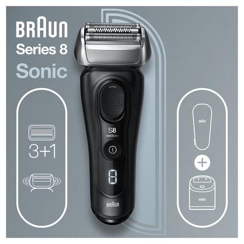 Braun Series 8 81747517 men's shaver Foil shaver Black – image 2