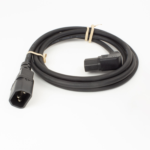 POWERCORD C14-C15 R ANG 0.60M. 1 stk, afbeelding 2