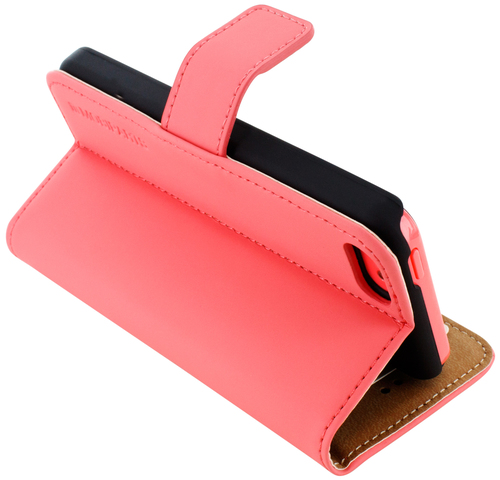 Mobiparts Premium Wallet Case Apple iPhone 5C Peach Pink – image 6