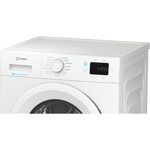 Indesit IP846PUSHGO 8kg 1400 Spin Washing Machine in White A Rated Pus - image 7