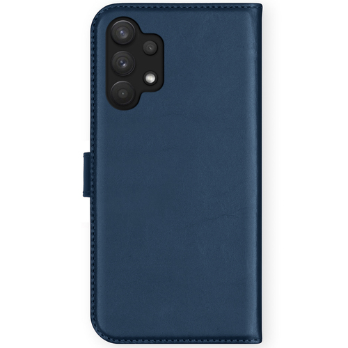Selencia Echt Lederen Bookcase Samsung Galaxy A32 (5G) - Blauw, afbeelding 2